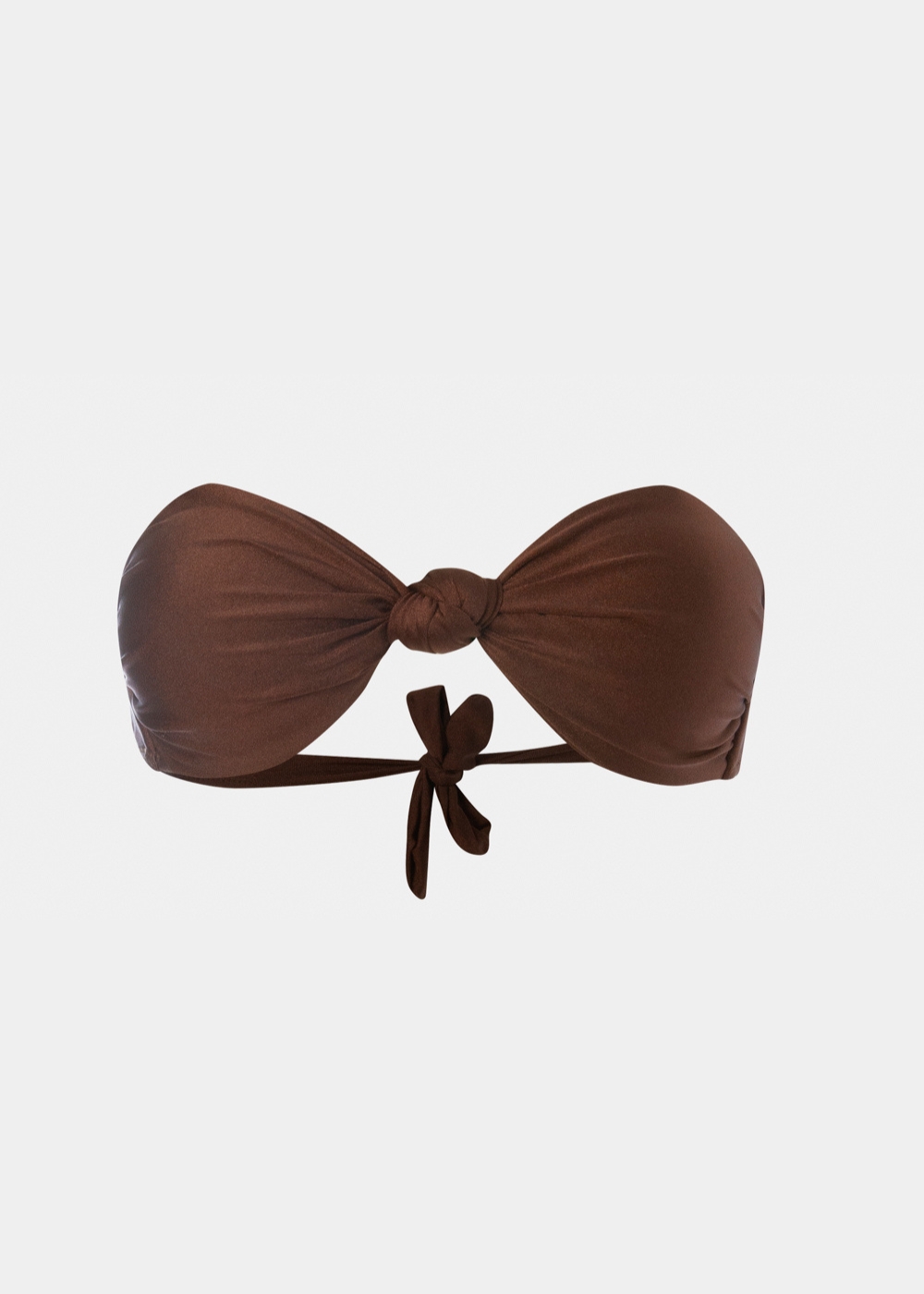 Marbella Bikini Top - Brown Dacron